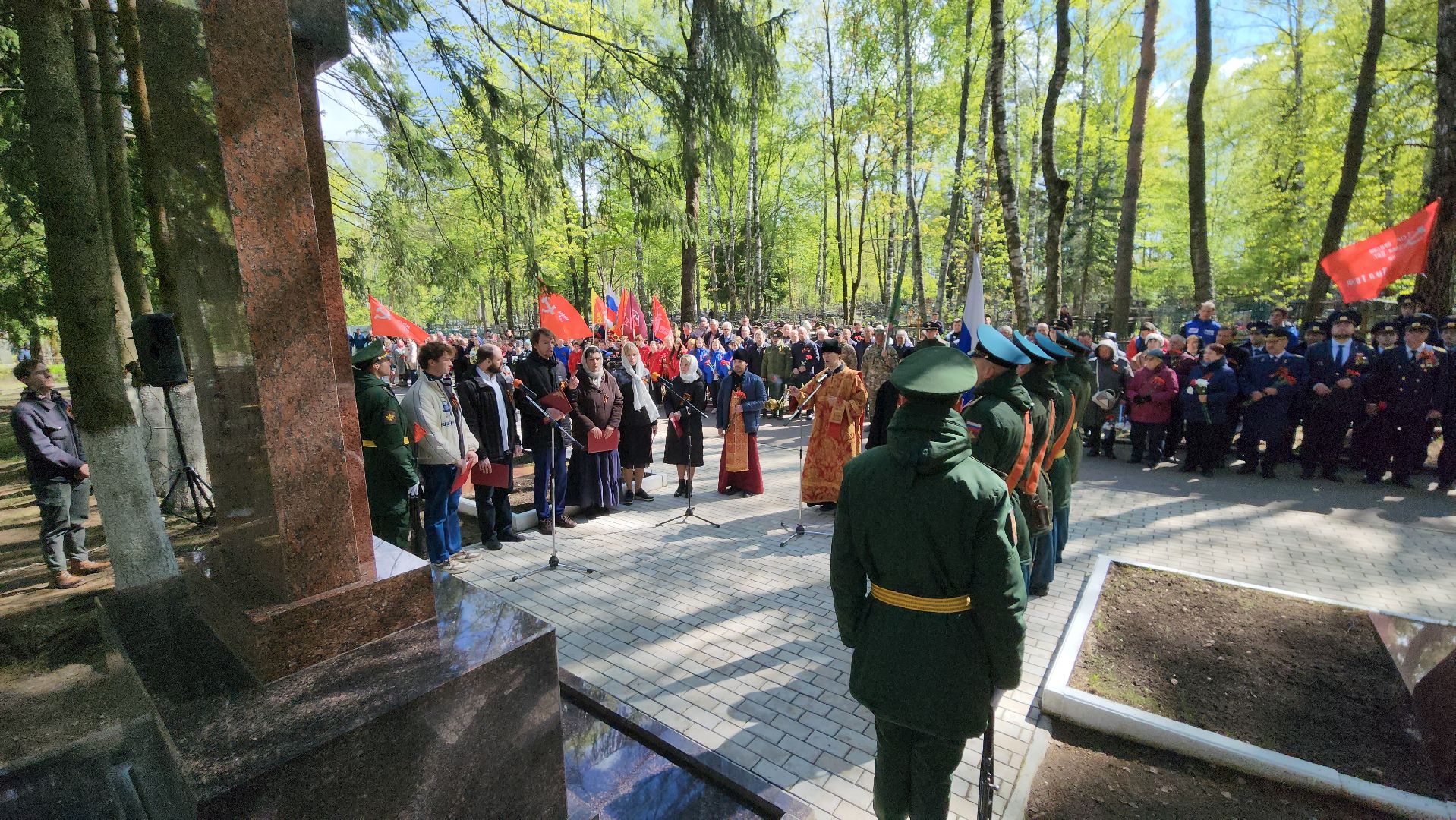 егорьевск, 9 мая, панихида, братская могила,