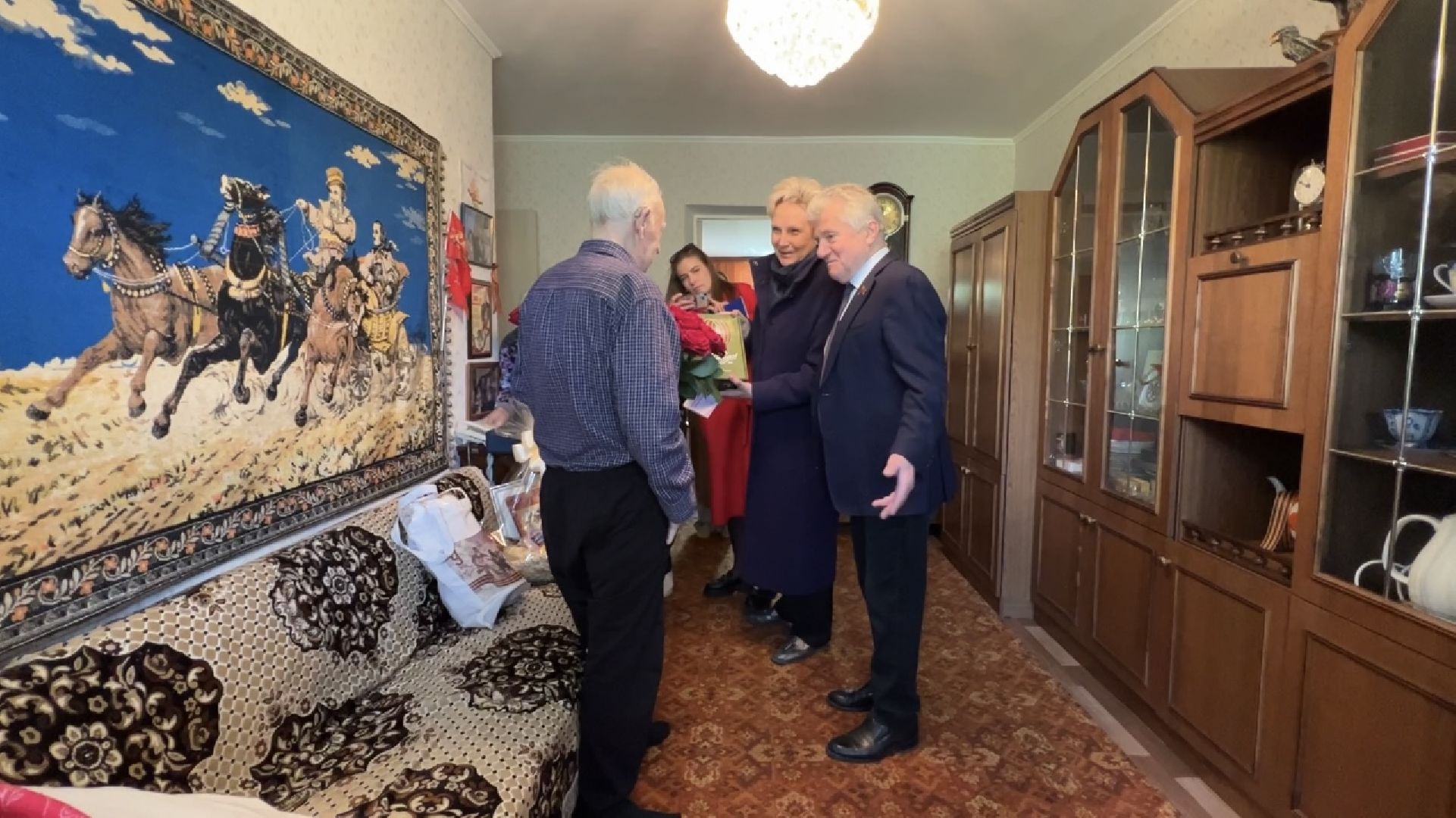 химки, день победы, ветеран вов, поздравление ветерана,