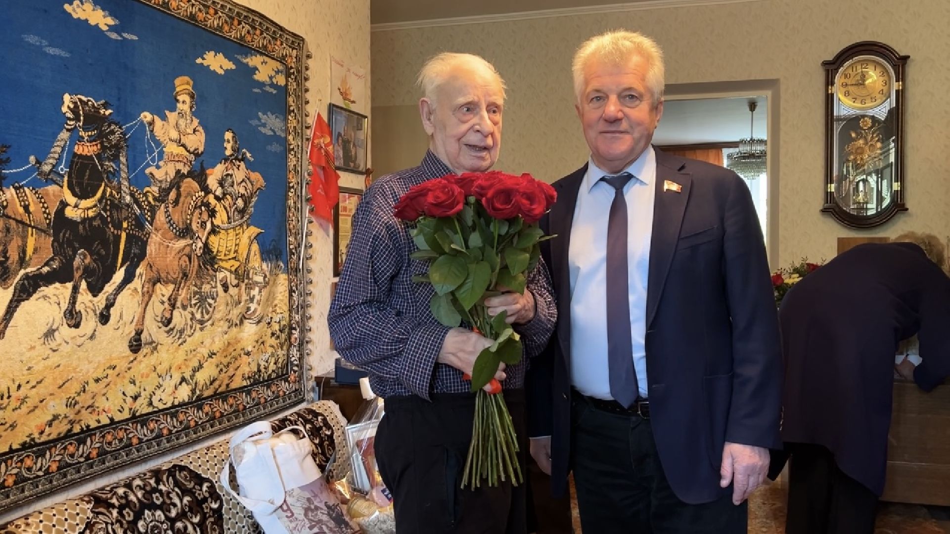 химки, день победы, ветеран вов, поздравление ветерана,