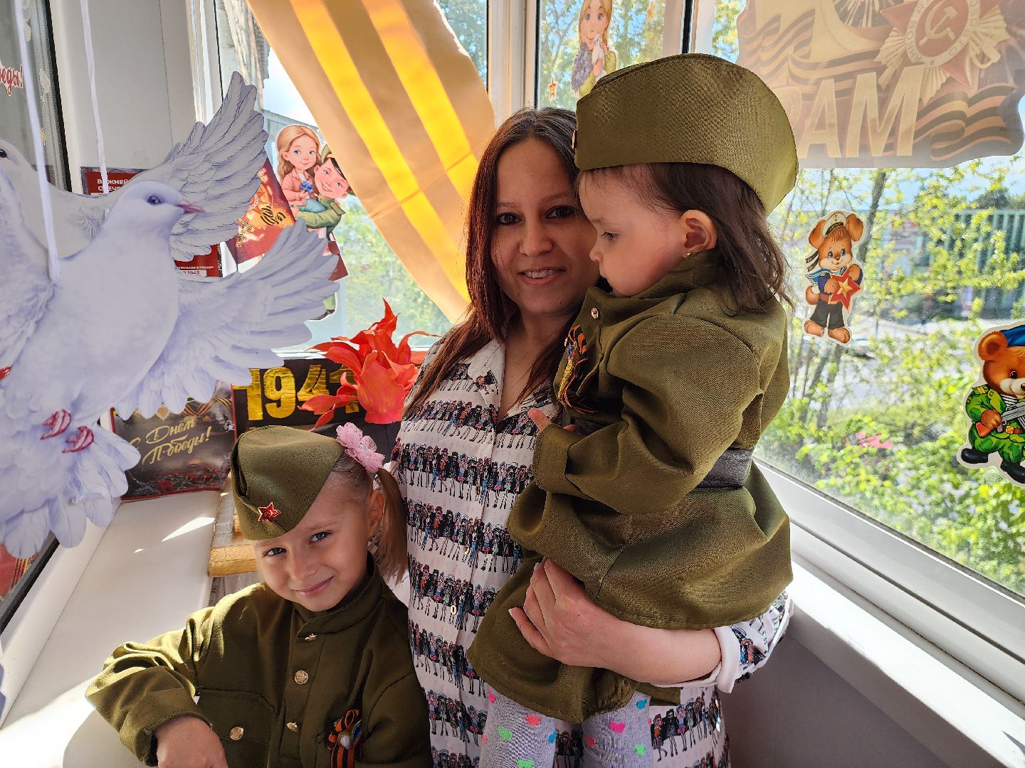 окна победы, шатура, день победы, всероссийская акция,