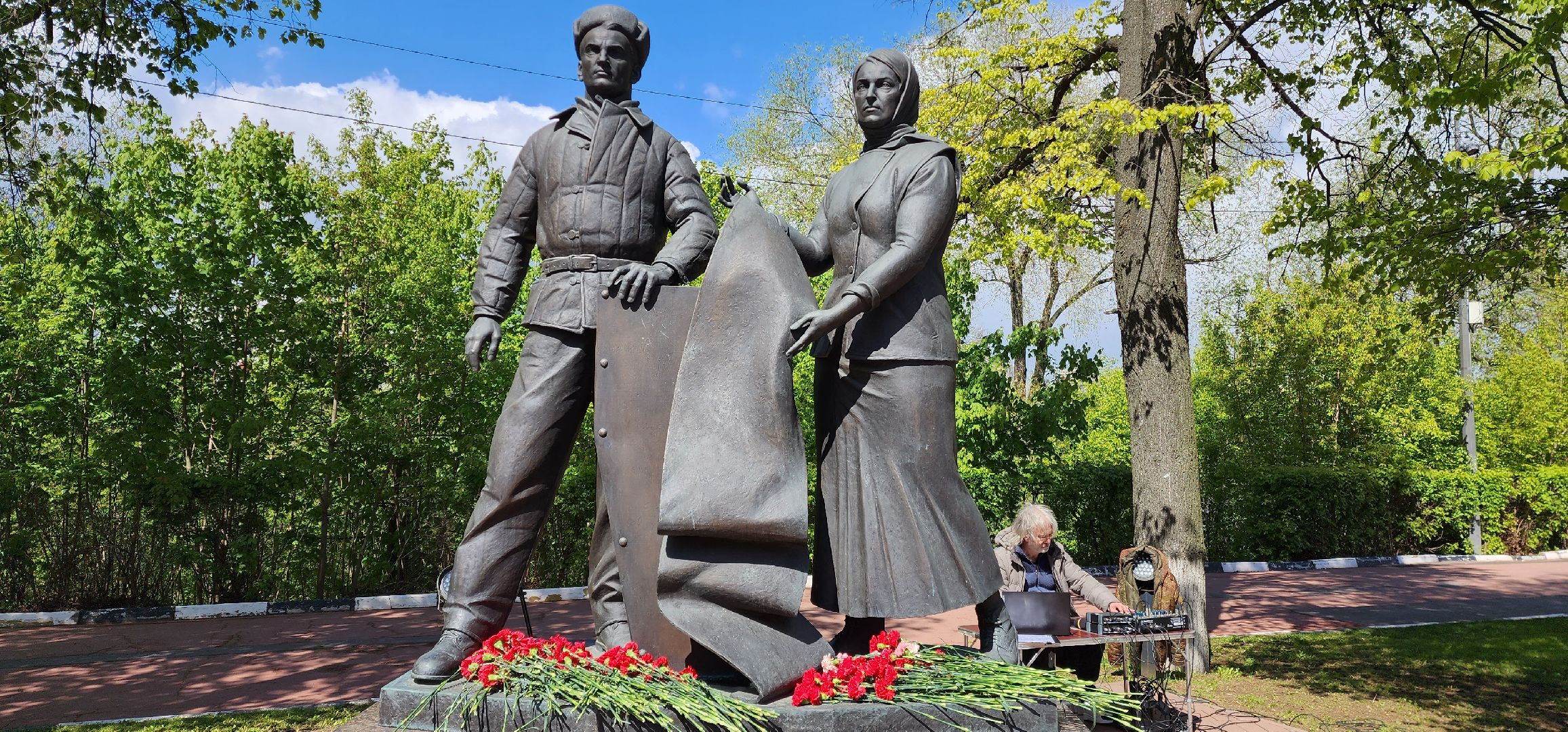 раменское, общество, памятник труженикам тыла, памятное мероприятие в какнун великой победы,