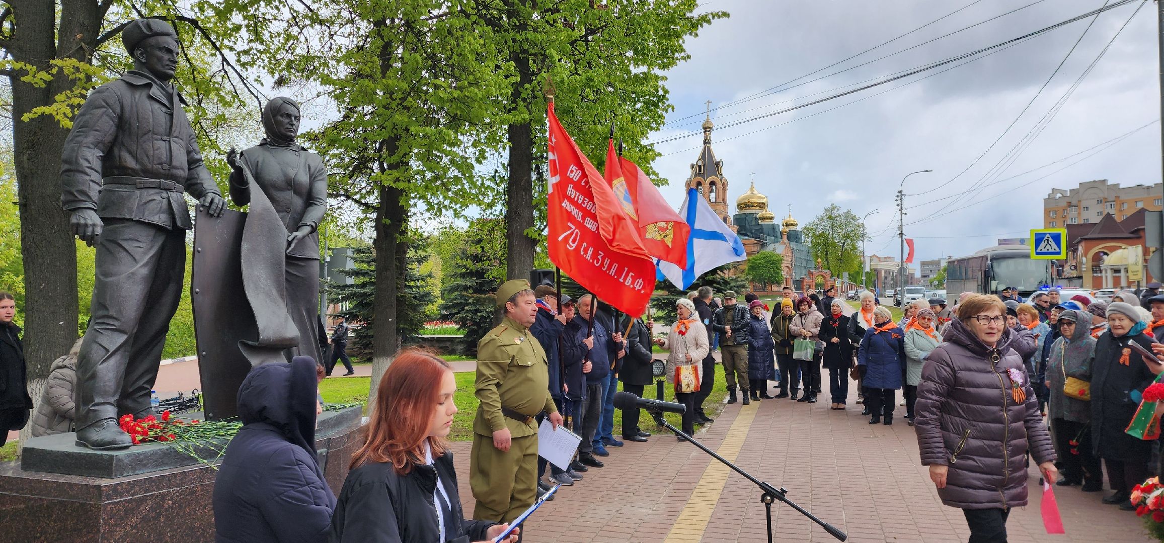 раменское, общество, памятник труженикам тыла, памятное мероприятие в какнун великой победы,