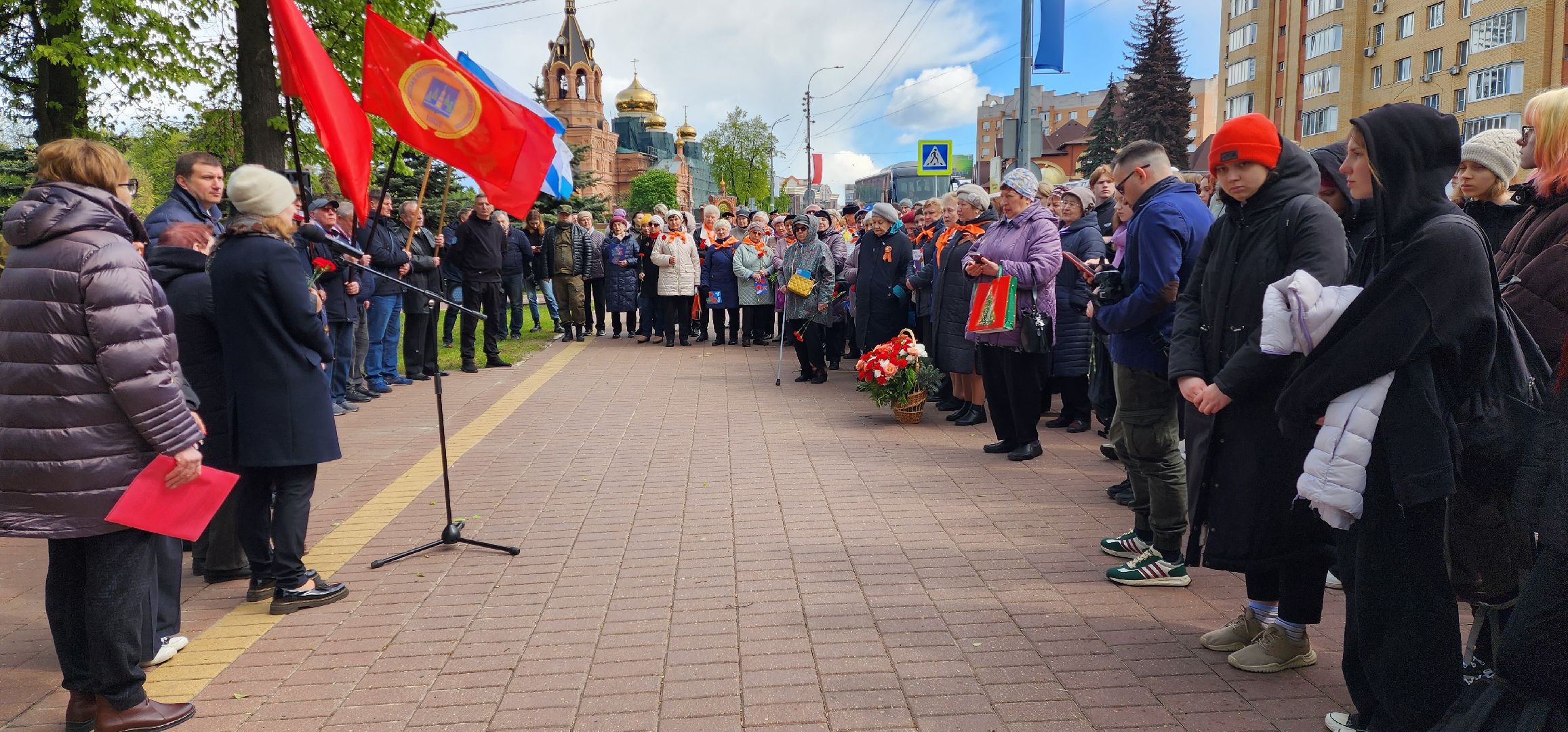 раменское, общество, памятник труженикам тыла, памятное мероприятие в какнун великой победы,