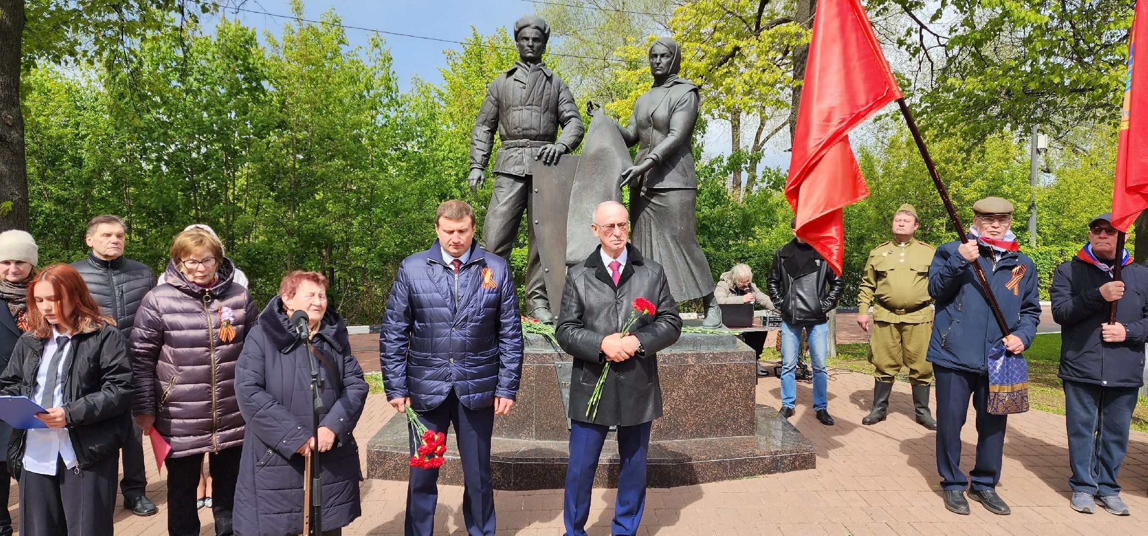 раменское, общество, памятник труженикам тыла, памятное мероприятие в какнун великой победы,