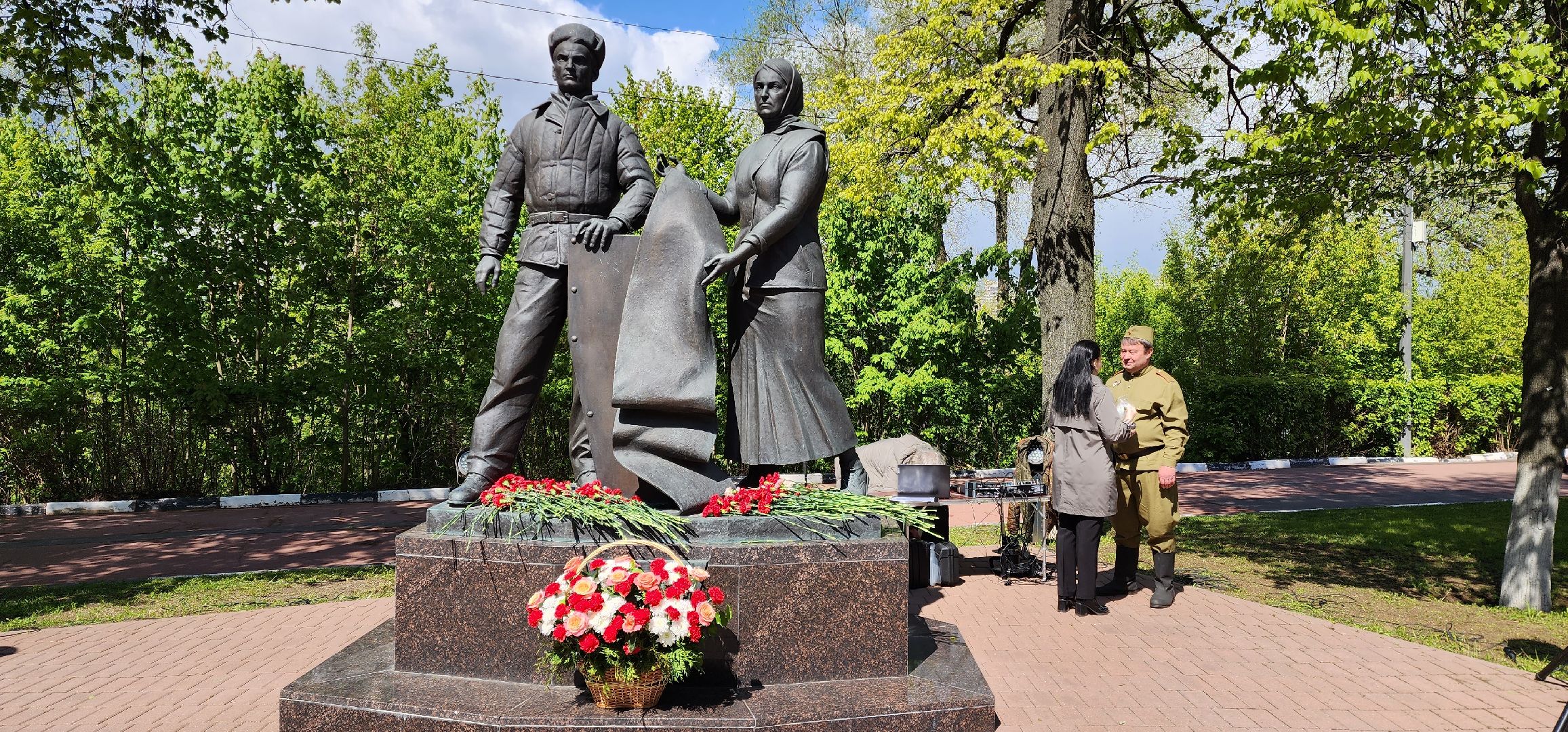раменское, общество, памятник труженикам тыла, памятное мероприятие в какнун великой победы,