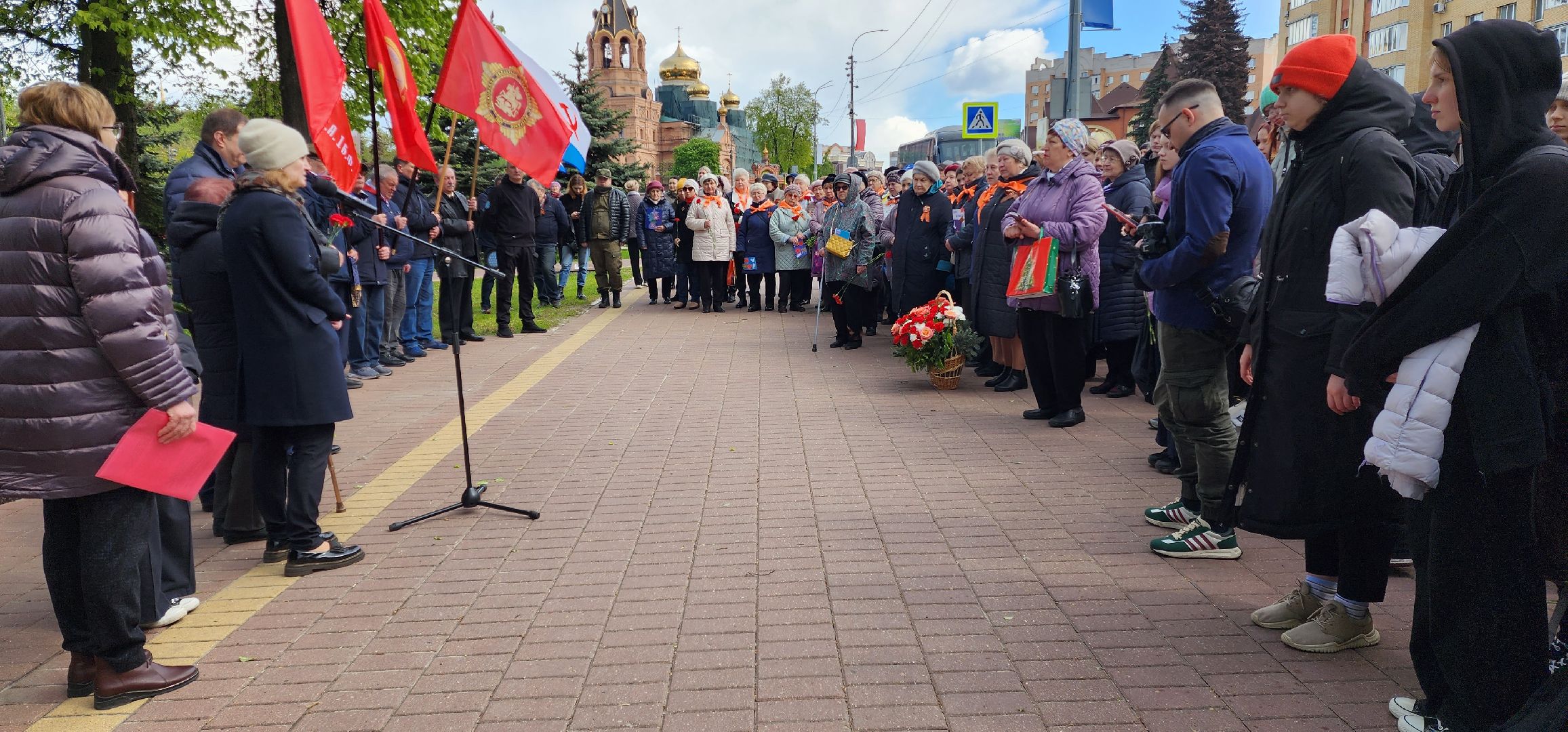 раменское, общество, памятник труженикам тыла, памятное мероприятие в какнун великой победы,