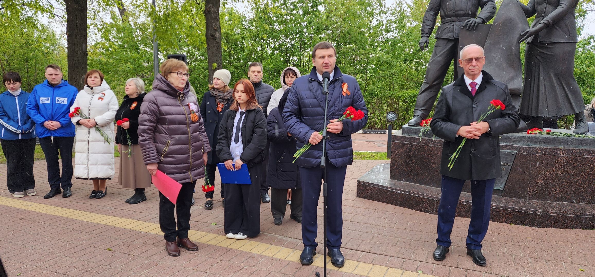 раменское, общество, памятник труженикам тыла, памятное мероприятие в какнун великой победы,