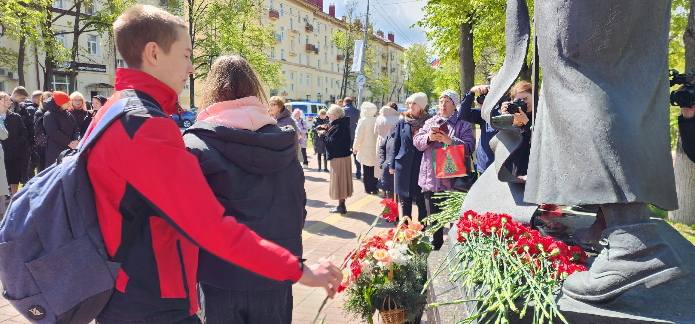 раменское, общество, памятник труженикам тыла, памятное мероприятие в какнун великой победы,