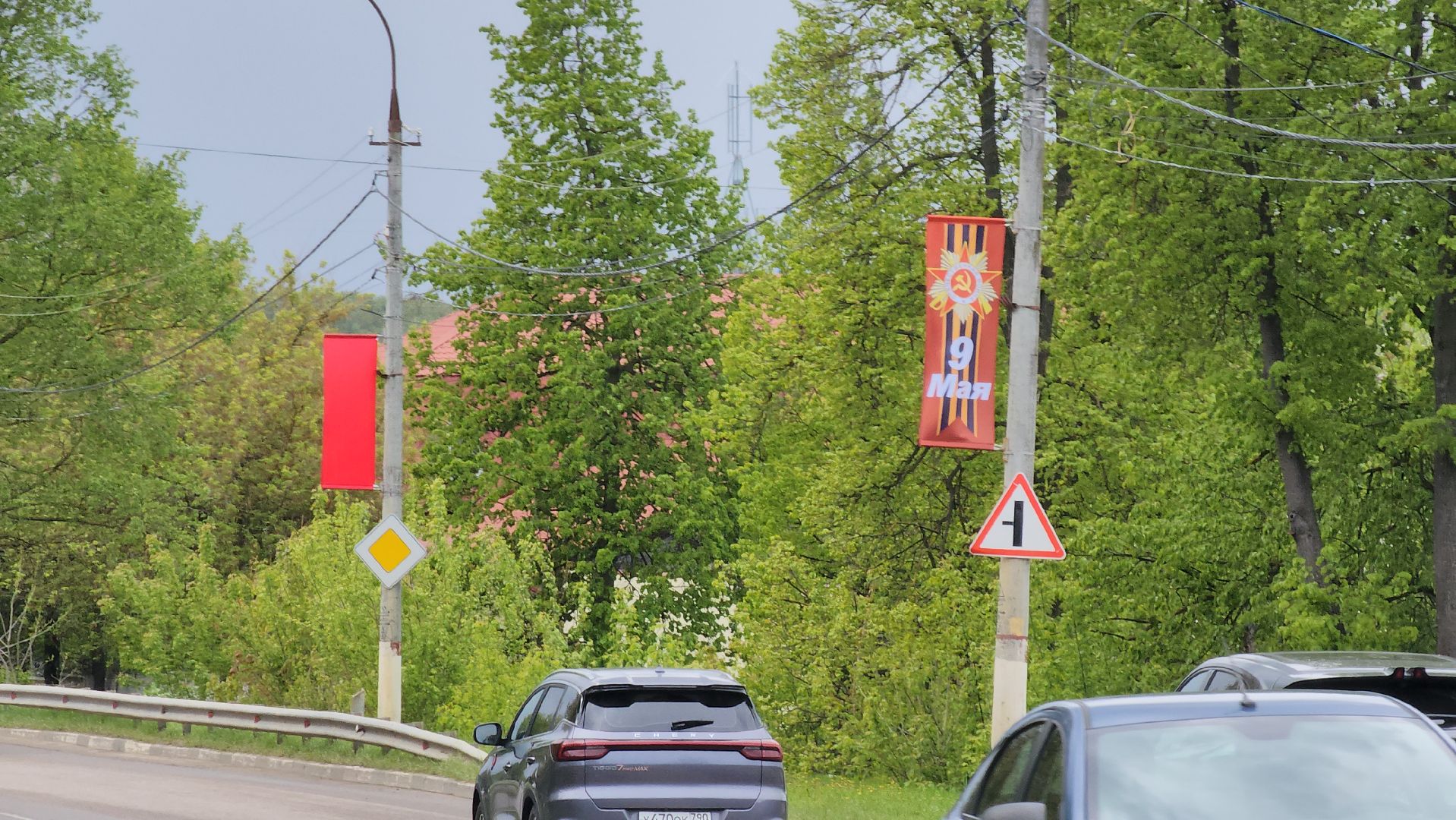 кашира, праздник, украшение города, день победы, 9 мая,