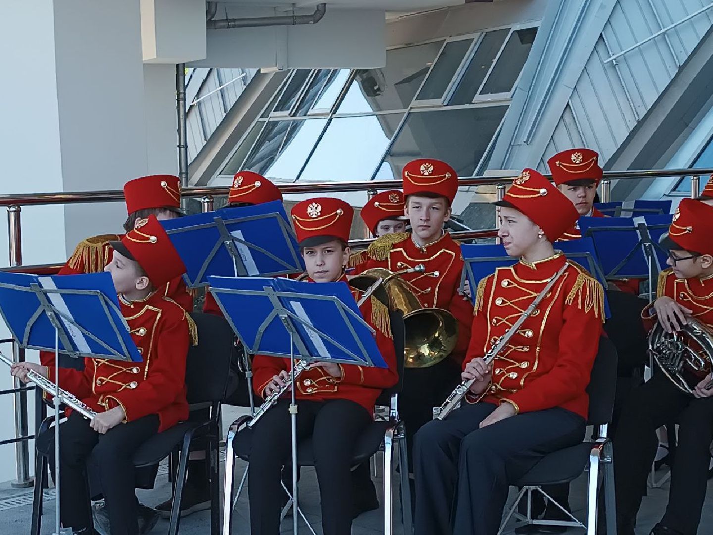 Балашиха, Подмосковье, День Победы, ветераны вов, детский духовой оркестр,