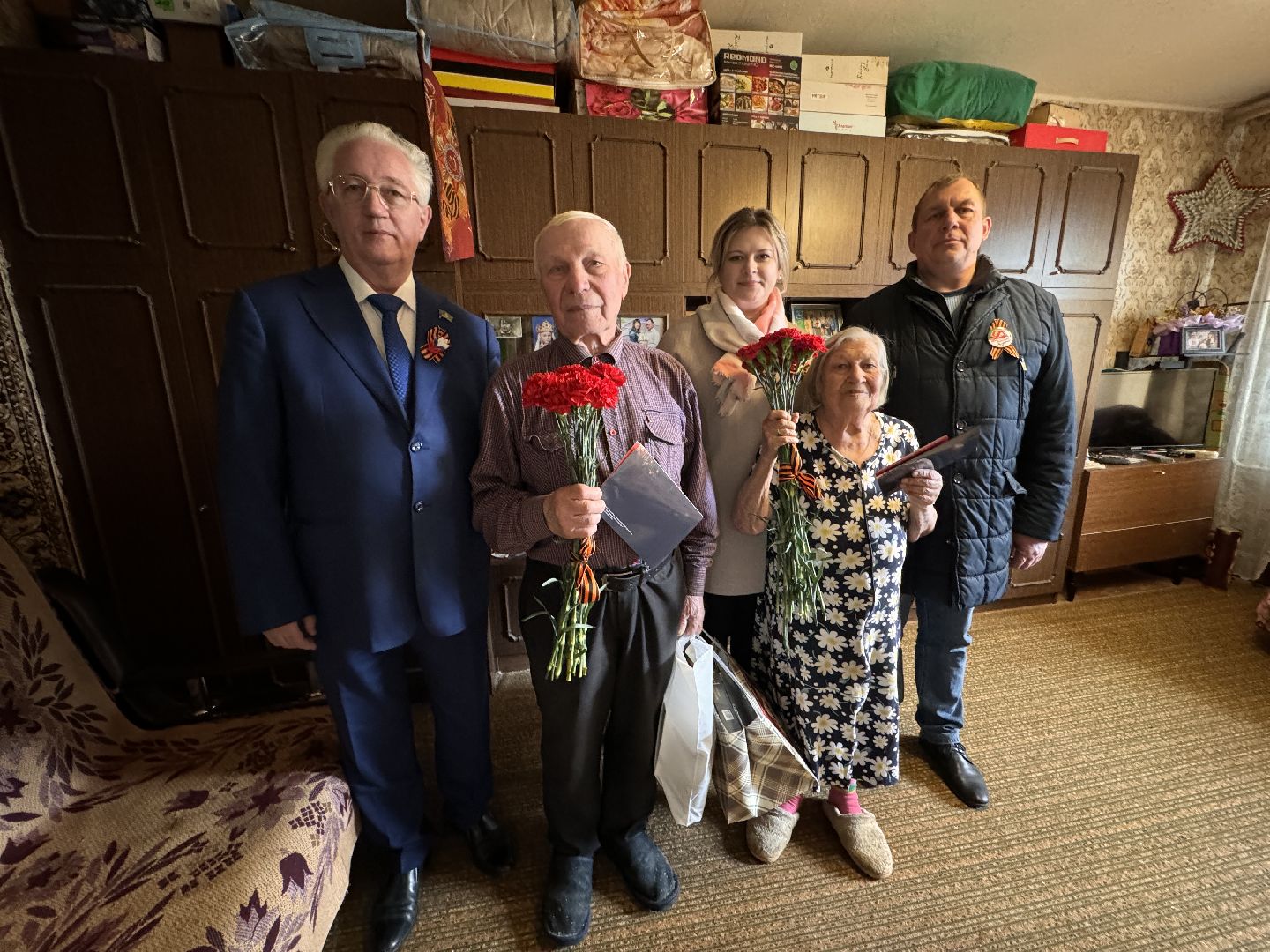 Одинцово, Поздравление ветеранов ВОВ, День Победы,