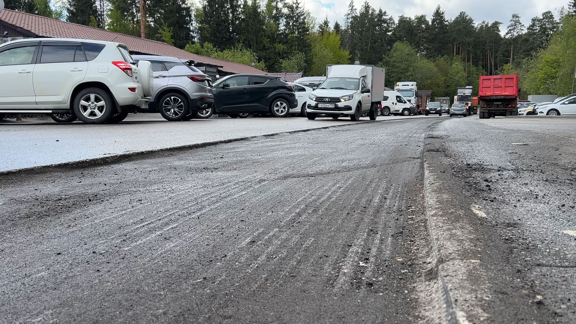 ремонт дорог, асфальтовое покрытие, дороги власихи, 1-е успенское шоссе, замена асфальта, фрезеровка дороги,