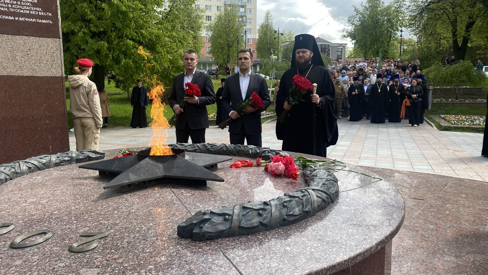 Георгий победаносец, день победы, ленинский городской округ, возложение цветов, станислав каторов,