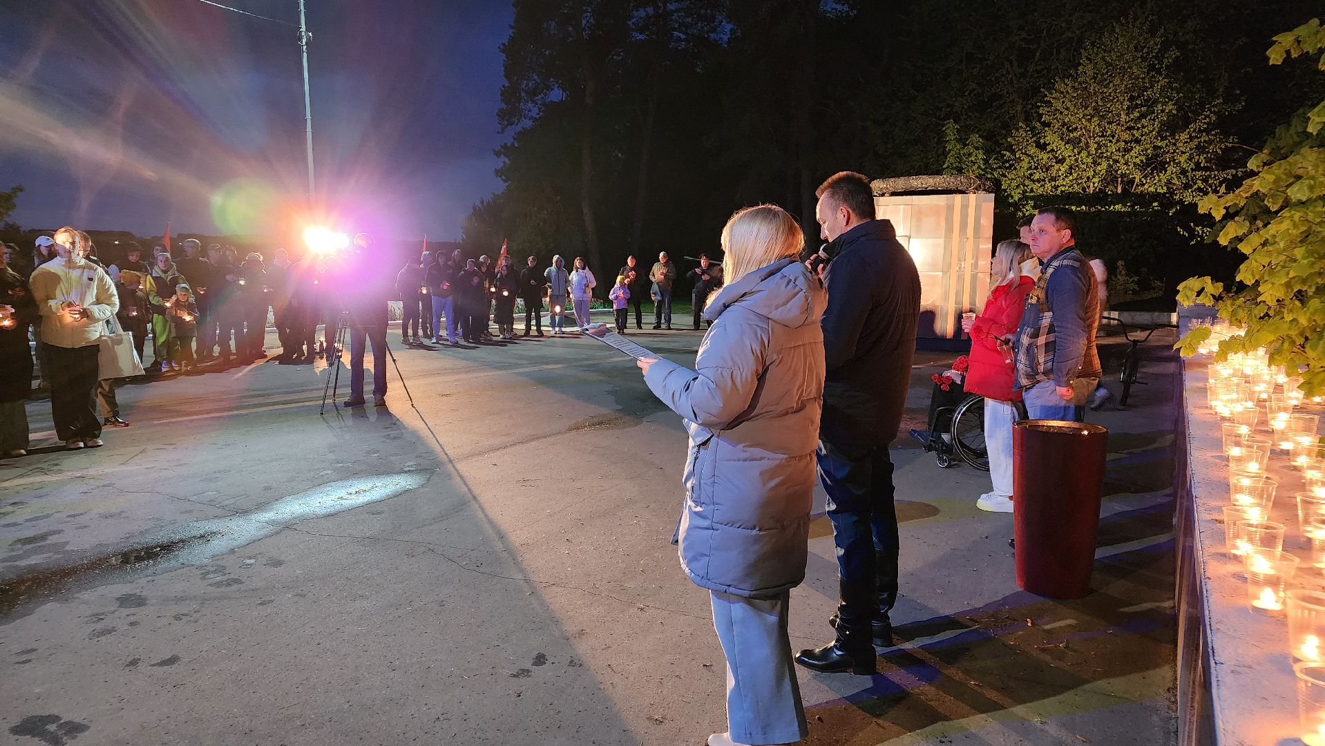 свеча победы, протвино, рубеж обороны, день победы, ВОВ,