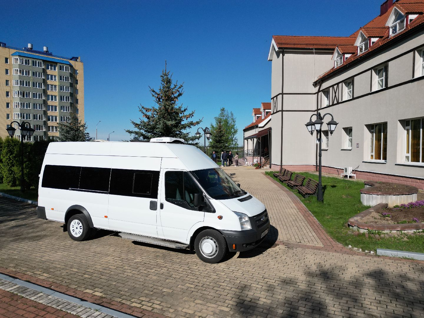 видео с коптера, пансионат, черноголовка,