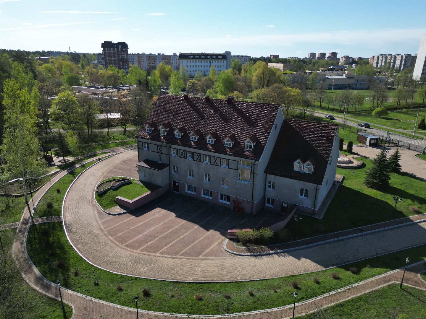 видео с коптера, пансионат, черноголовка,