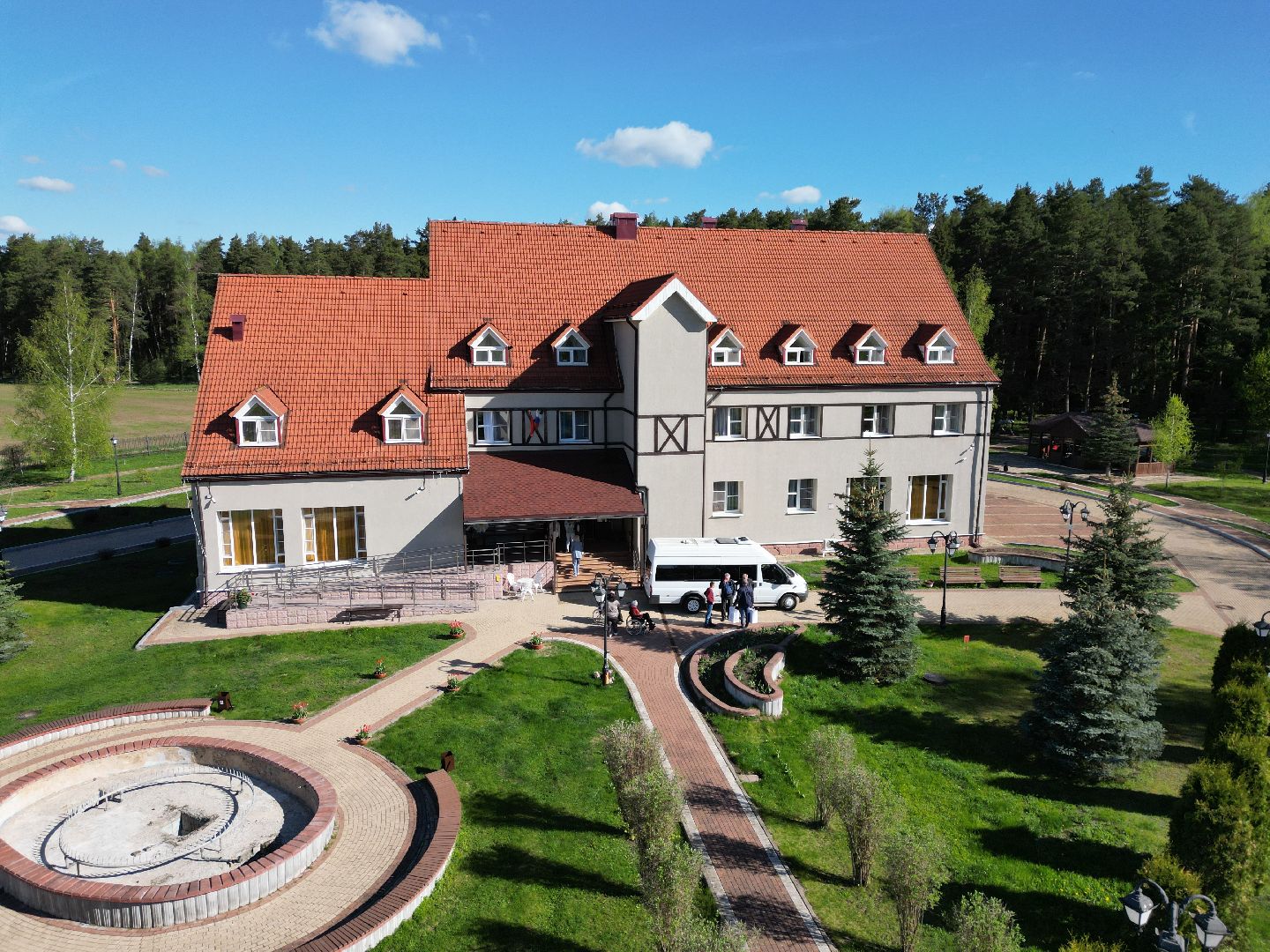 видео с коптера, пансионат, черноголовка,