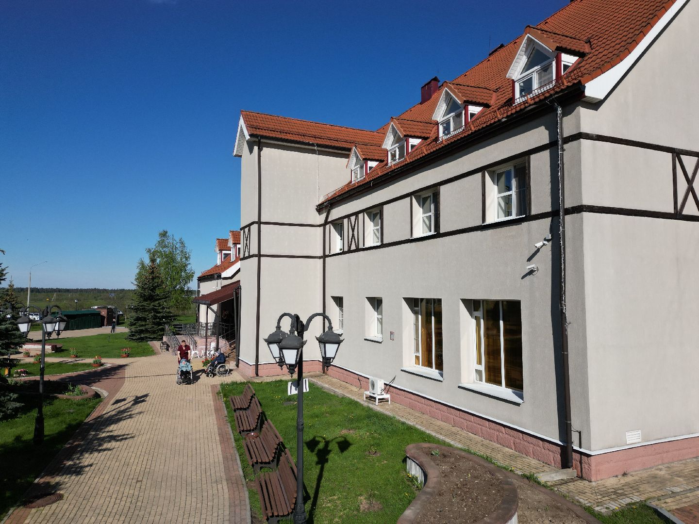 видео с коптера, пансионат, черноголовка,