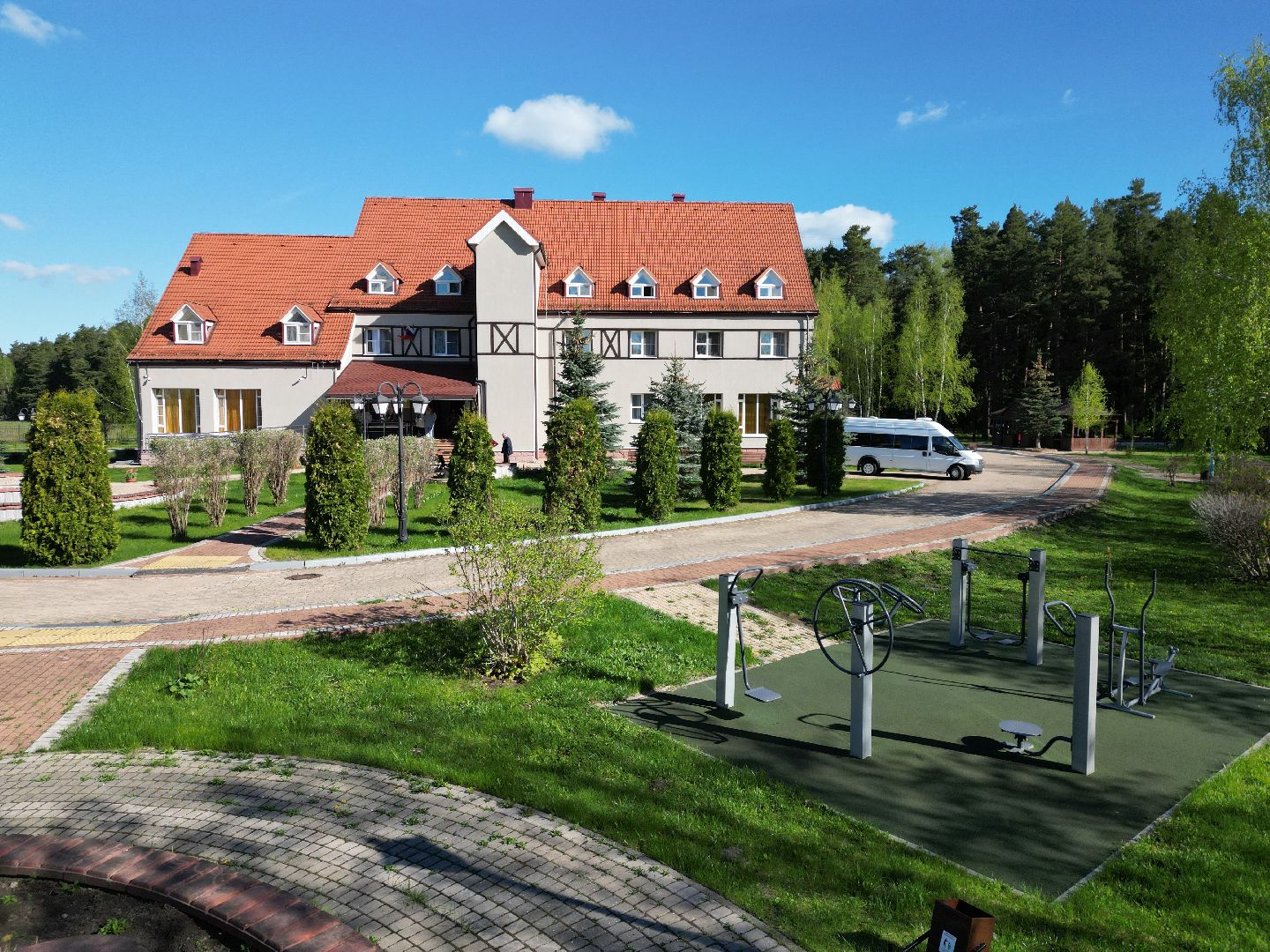 видео с коптера, пансионат, черноголовка,