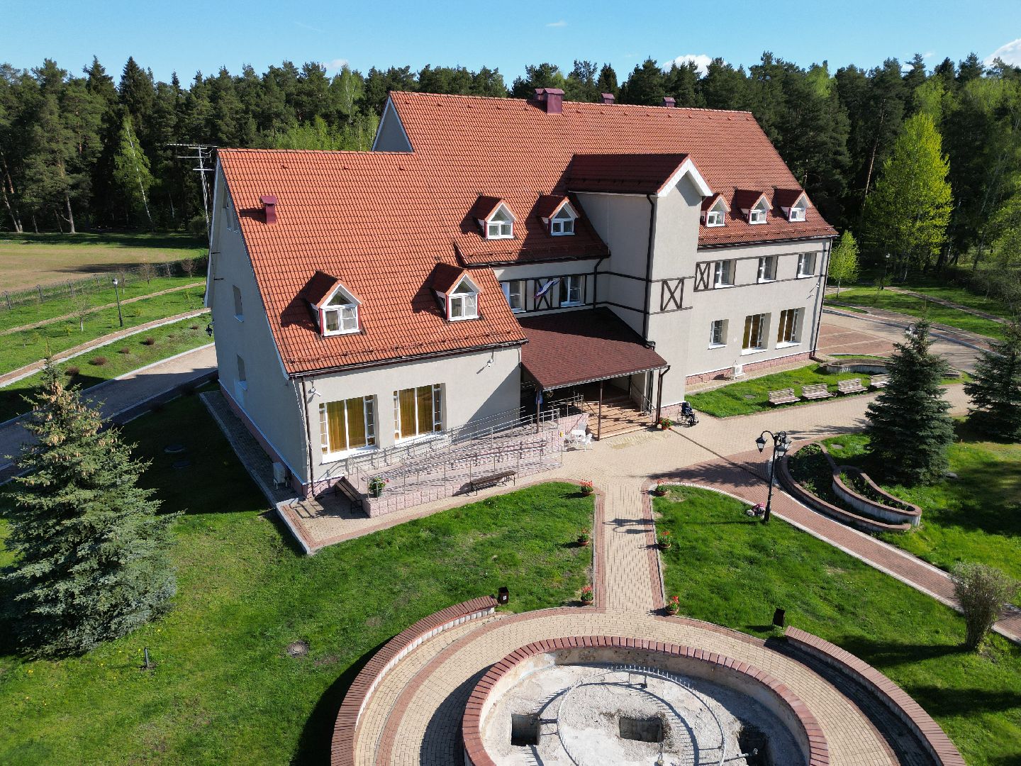 видео с коптера, пансионат, черноголовка,