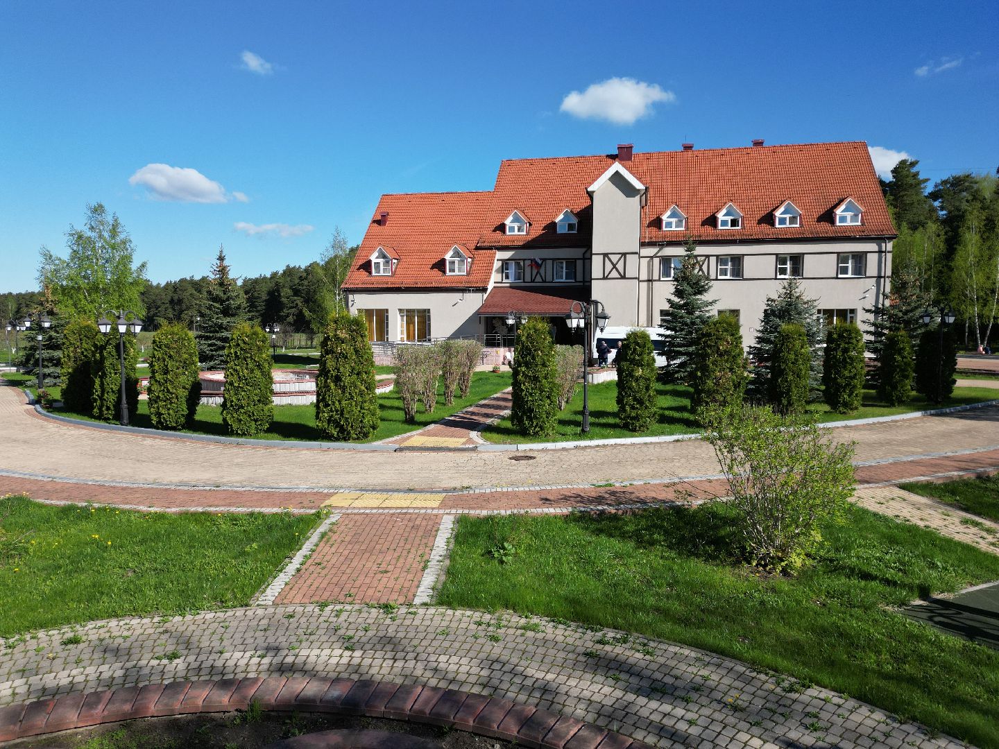 видео с коптера, пансионат, черноголовка,