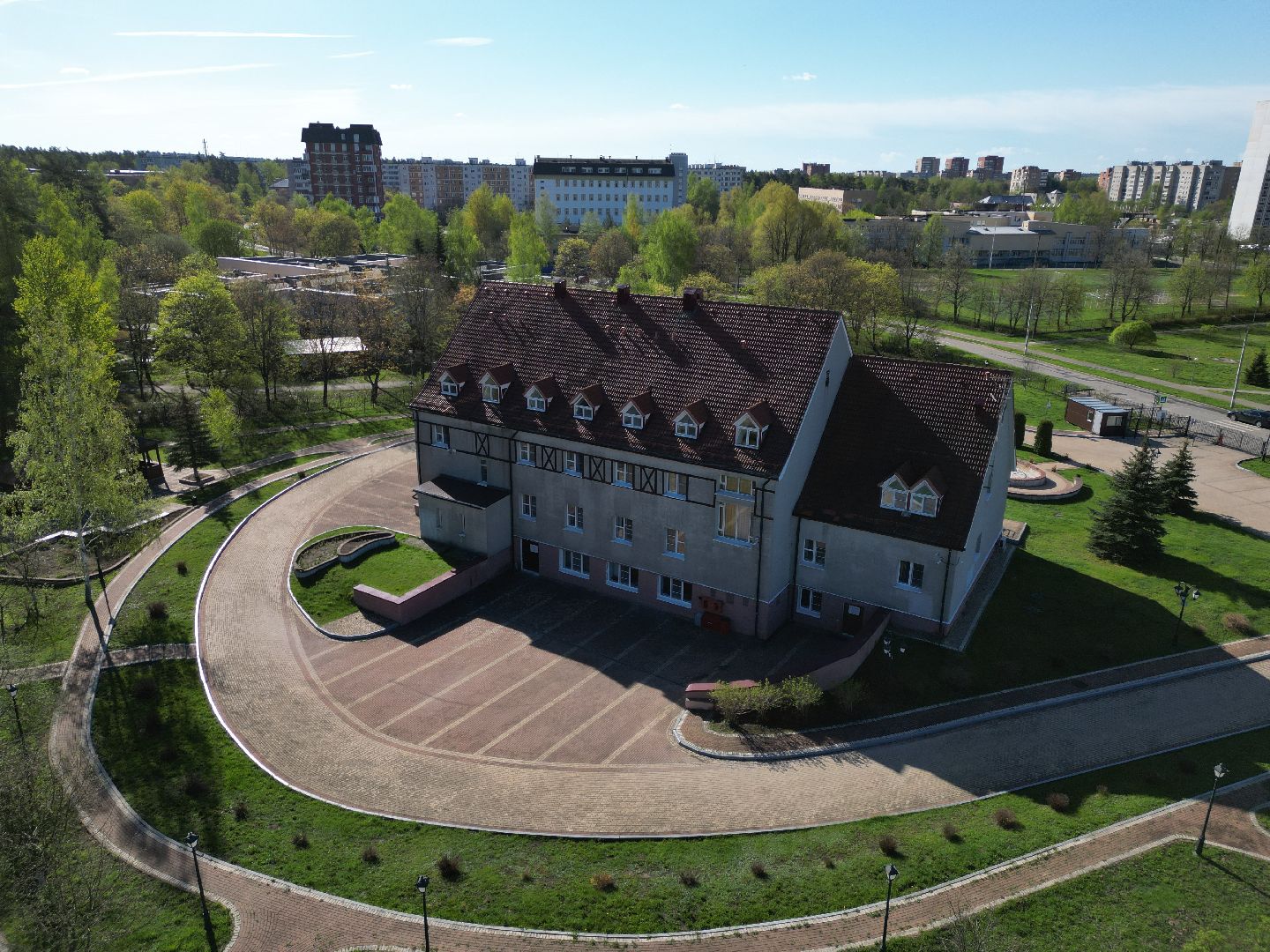 видео с коптера, пансионат, черноголовка,