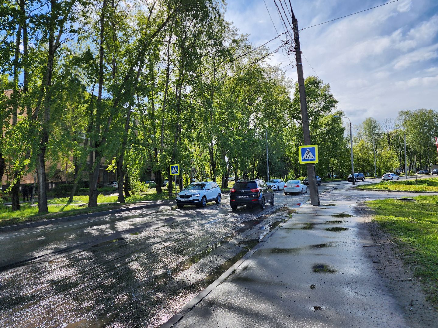 серпухов, подмосковье, ремонт дороги,