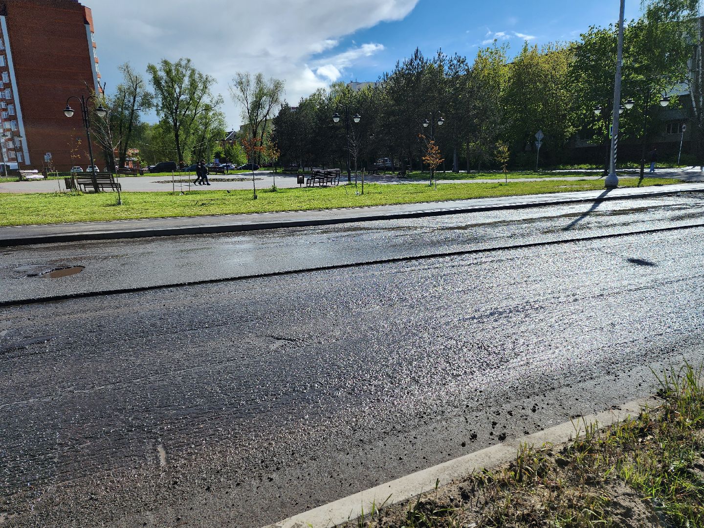 серпухов, подмосковье, ремонт дороги,