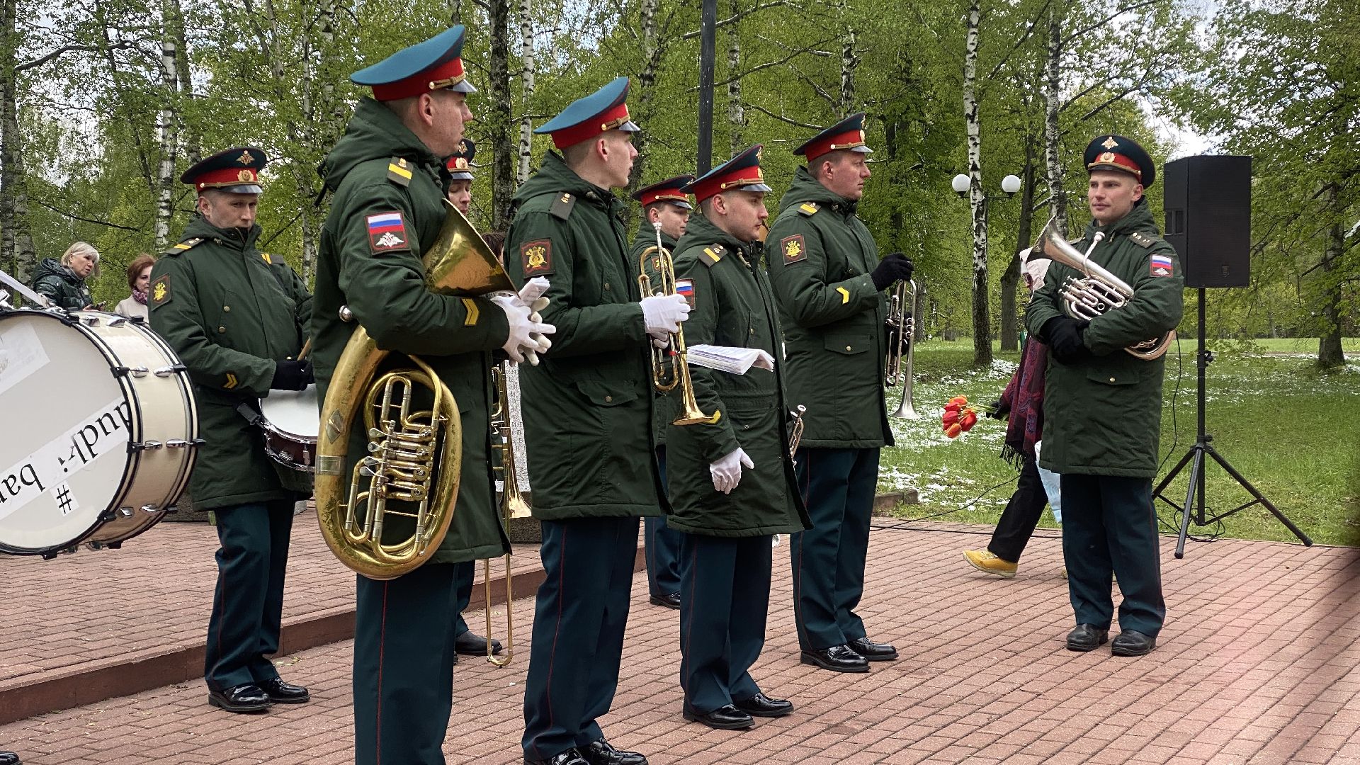 день победы, митинг памяти, возложение цветов, вов, горки ленинские,