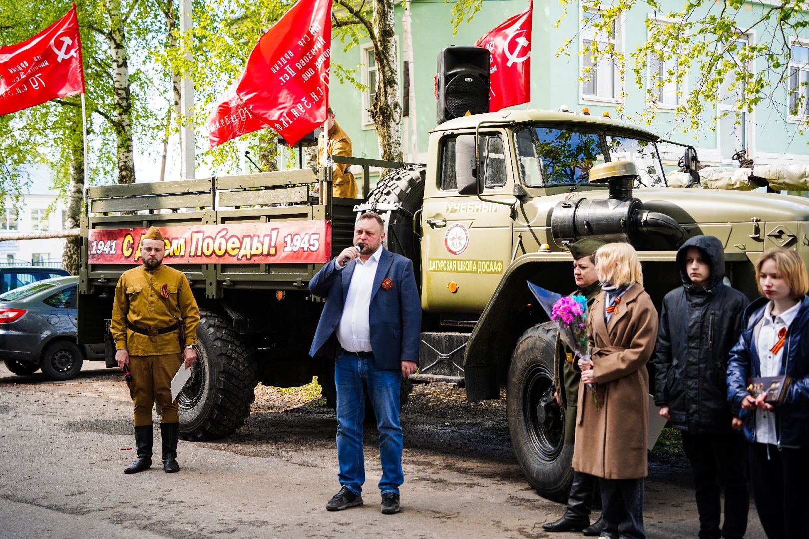 концерт для ветерана, концертно-фронтовая бригада, Рошаль, песни военных лет, День Победы, ДК Косякова, Большая Шатура, Большая Шатура помнит,