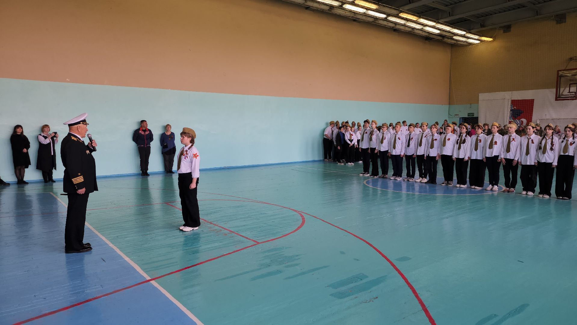 серпухов, поселок оболенск, смотр строя и песни, оболенская школа, день победы,