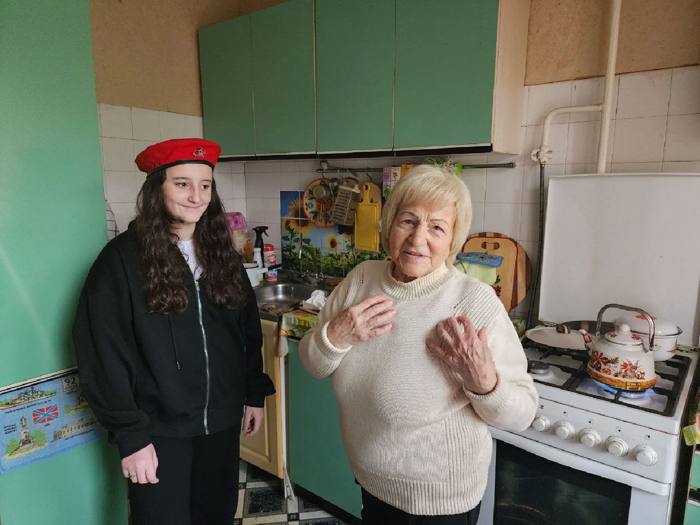 чехов, день победы, ветеран вов, школьники, поздравления, 9 мая, великая отечественная война,