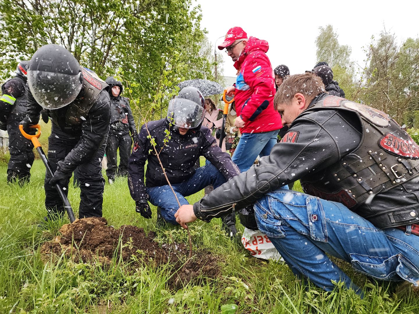 воскресенск, мотоциклисты, ночные волки, мотосезон, день победы, 9 мая,