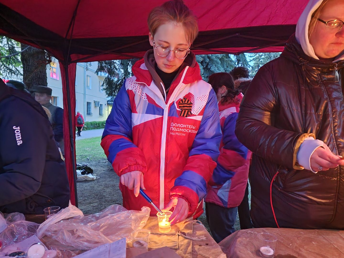 воскресенск, день победы, свеча памяти, 9 мая, великая отечественная война,