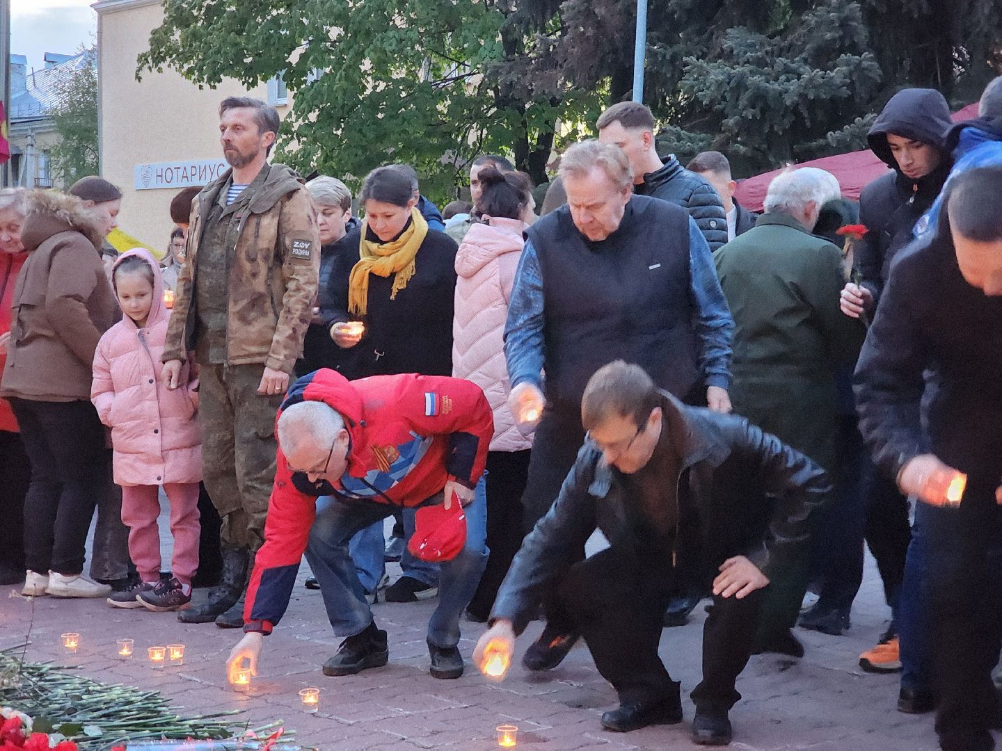 воскресенск, день победы, свеча памяти, 9 мая, великая отечественная война,