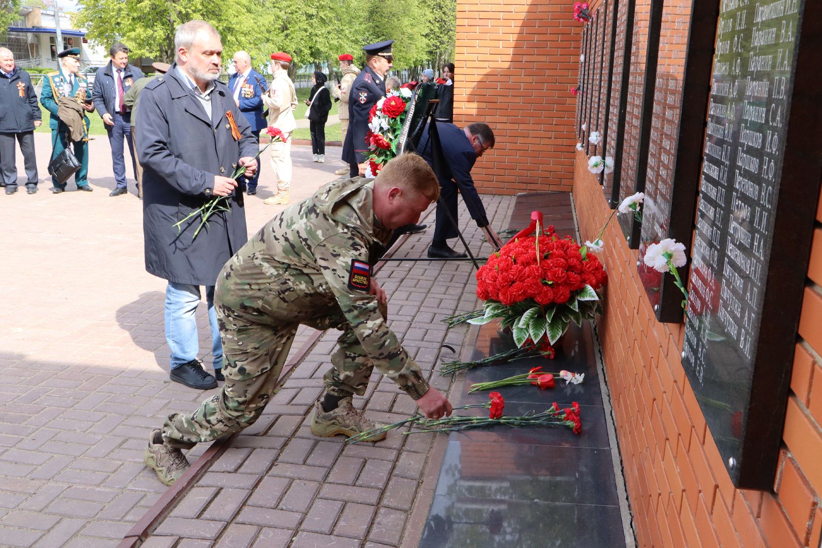 День Победы, 9 мая, Серебряные Пруды, Дмитриевский, возложение, глава, глава городского округа,