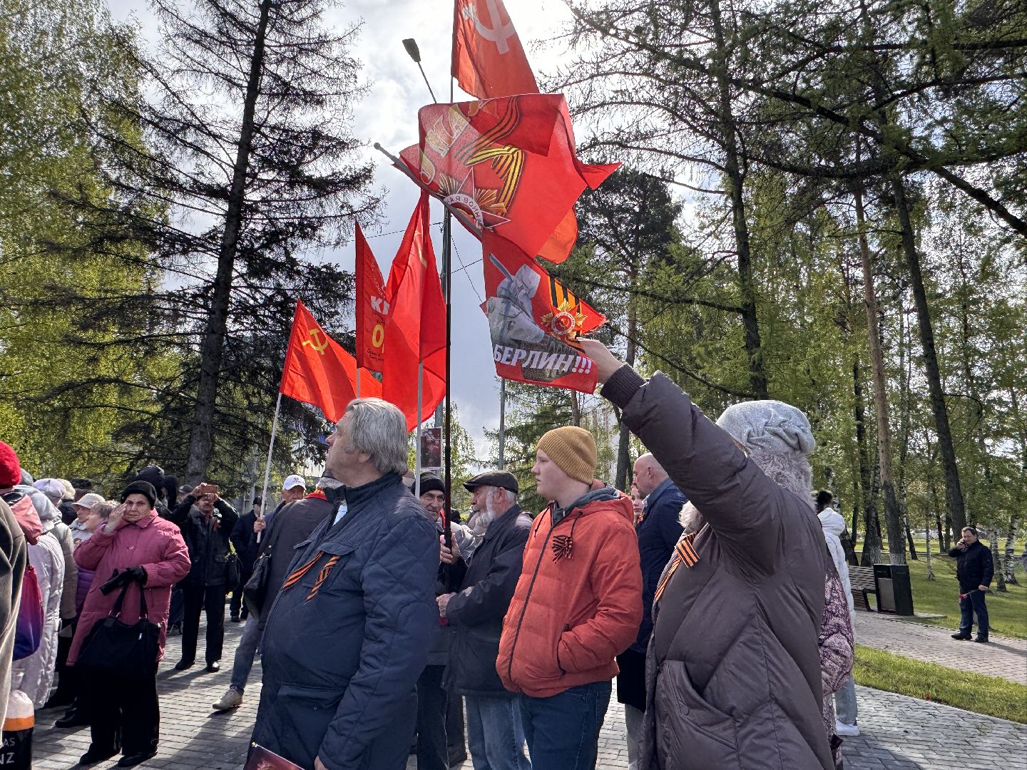 Одинцово, День Победы, Память павшим,