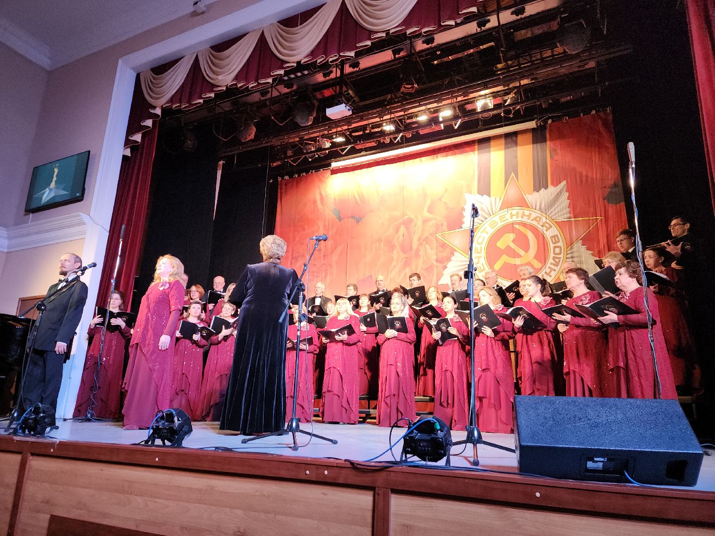 пушкино, концерт, день победы, хор,