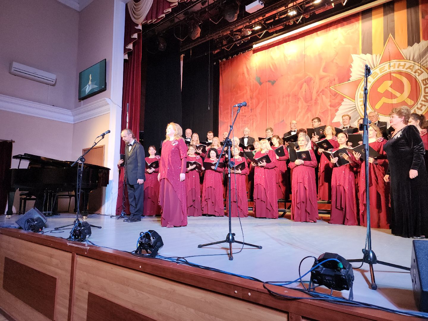 пушкино, концерт, день победы, хор,