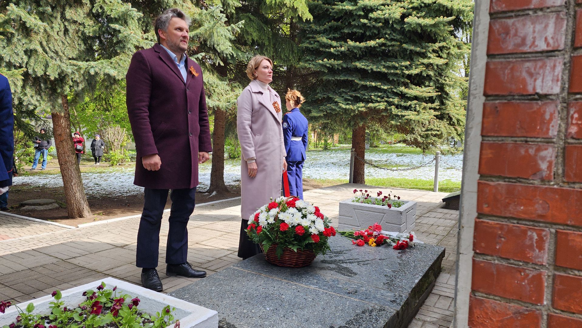 ЦВПВ, Микрорайон Западный, Домодедово, Подмосковье, День Победы, Митинг, 9 мая, Возложение цветов,