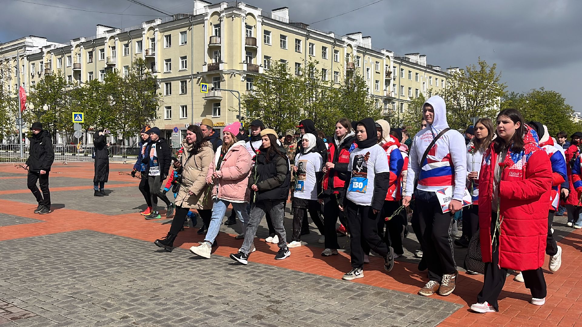 эстафета, эстафета памяти, бег, день победы, день победы в балашихе, 9 мая,