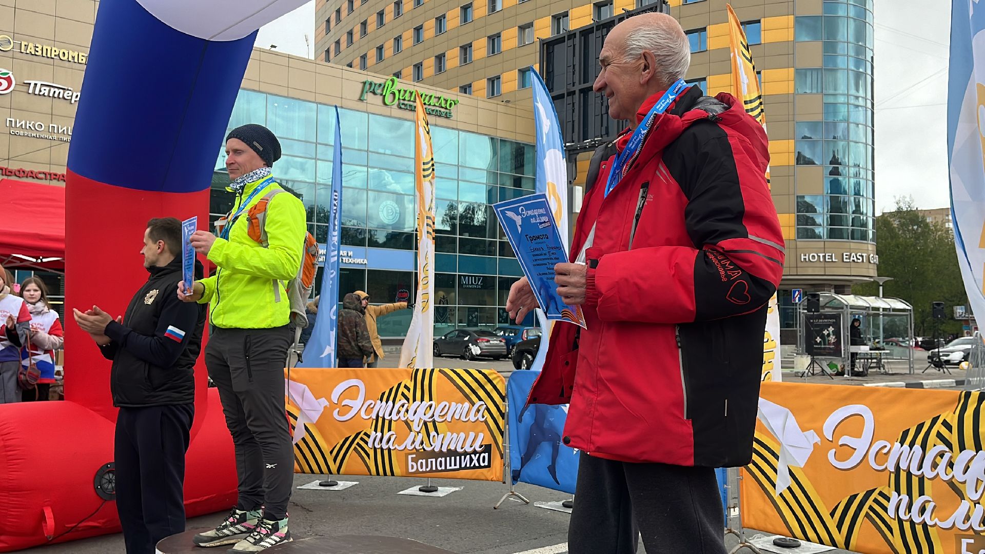 эстафета, эстафета памяти, бег, день победы, день победы в балашихе, 9 мая,