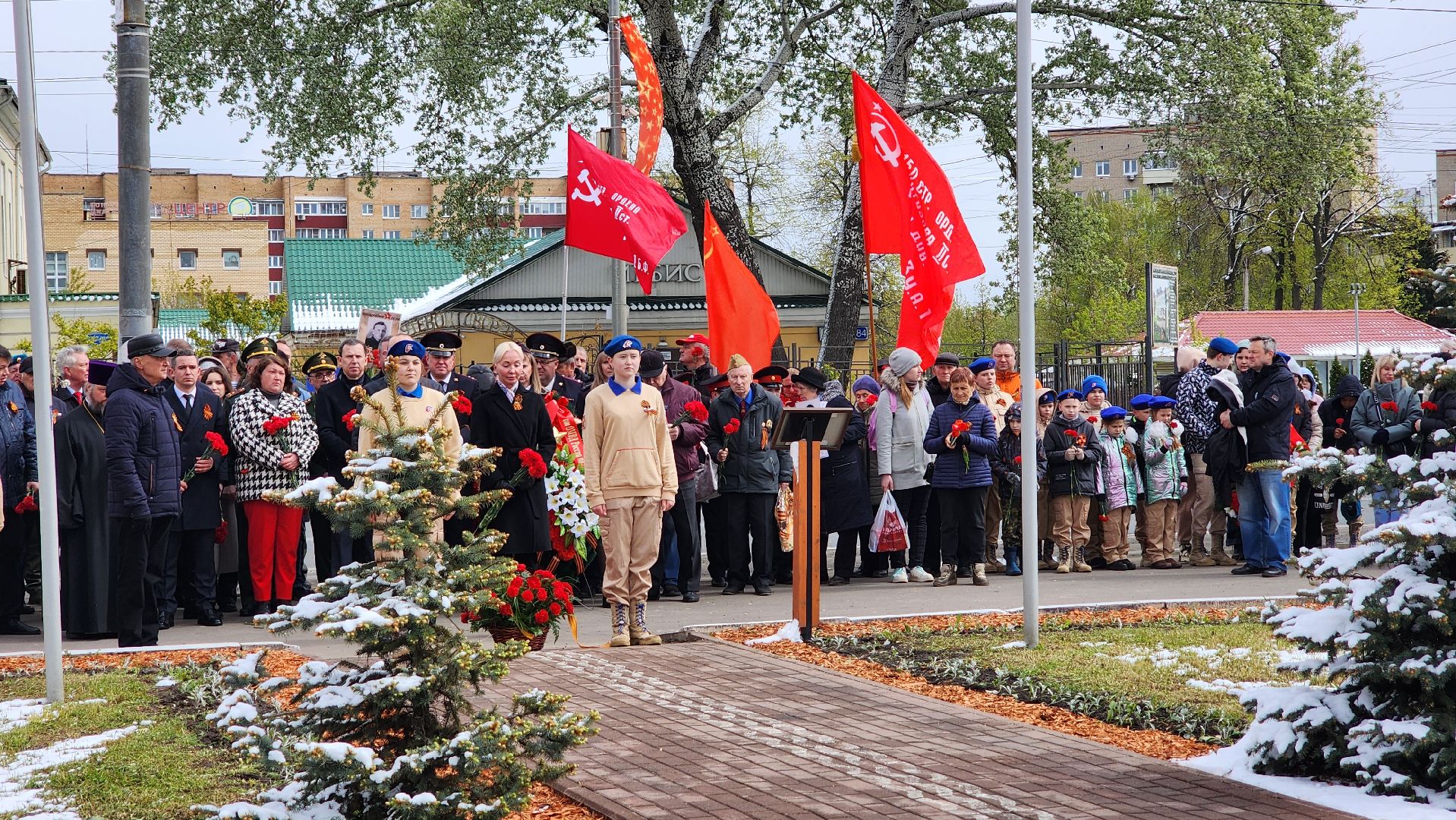Солнечногорск, 9 мая, День Победы, Советская площадь,