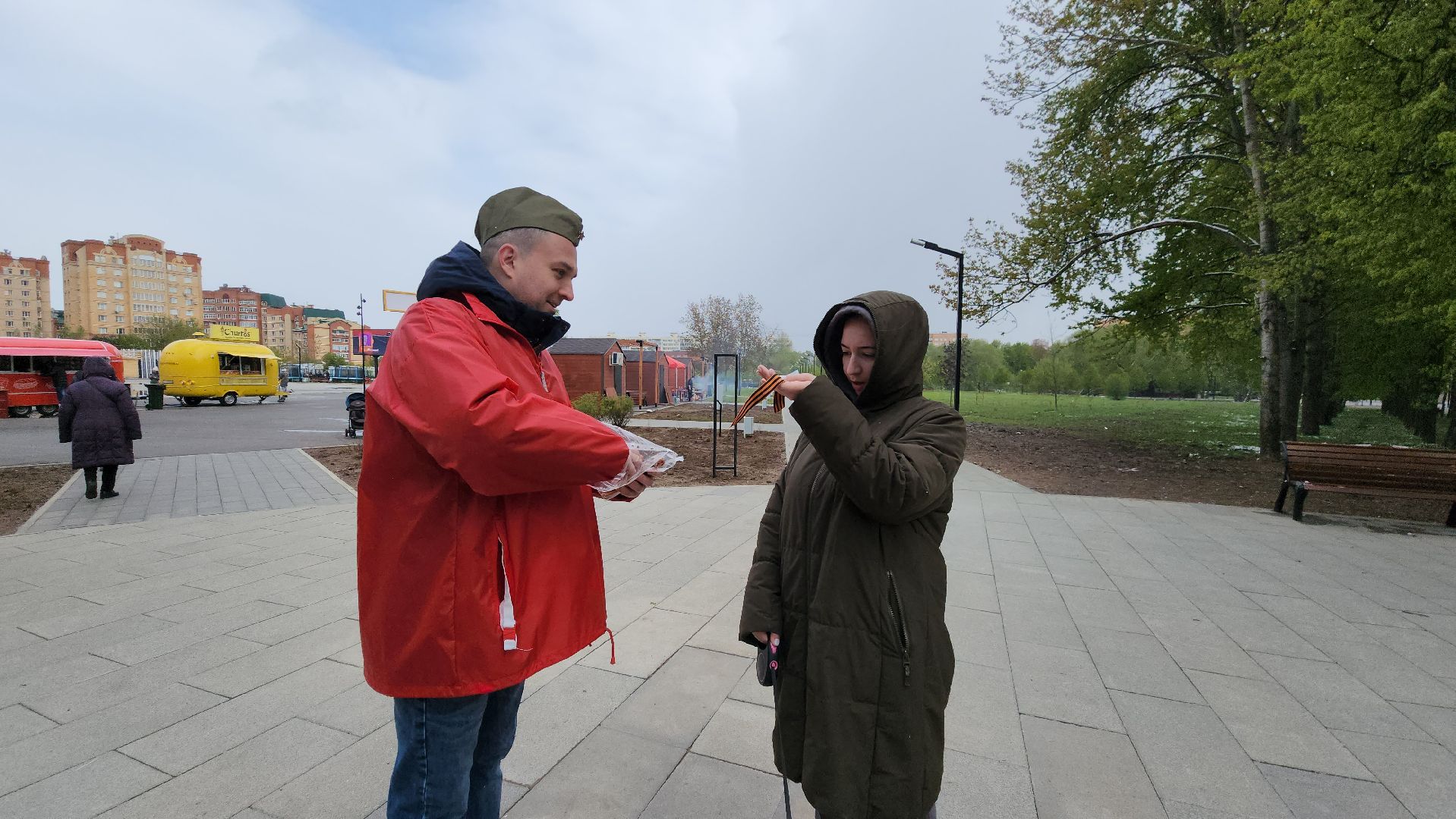 9 мая, георгиевская ленточка, Долгопрудный,