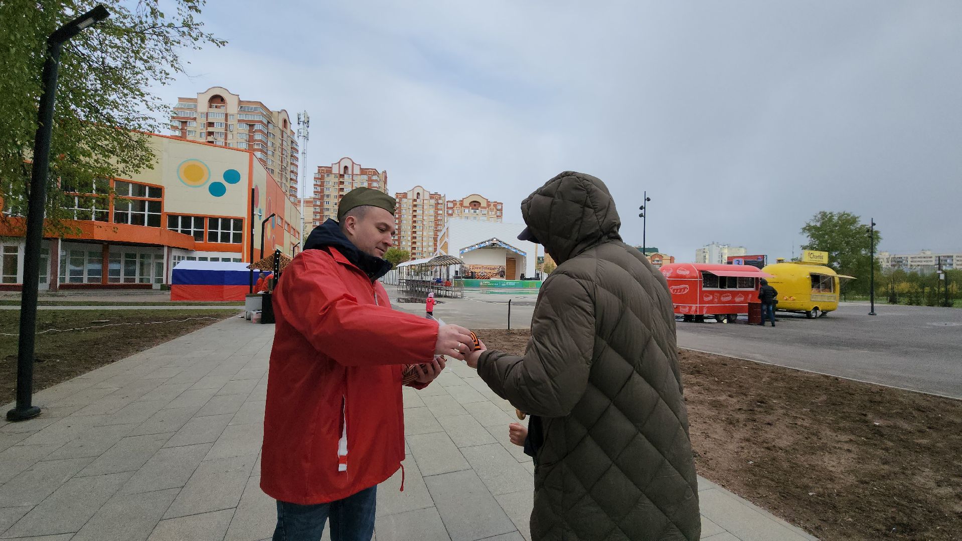 9 мая, георгиевская ленточка, Долгопрудный,