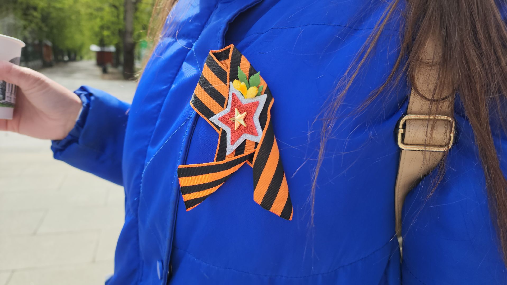 9 мая, георгиевская ленточка, Долгопрудный,