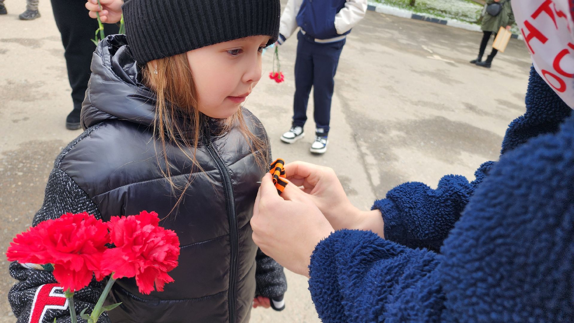 ЦВПВ, Домодедово, Подмосковье, георгиевская лента, Митинг, День Победы, 9 мая, Волонтеры Подмосковья,