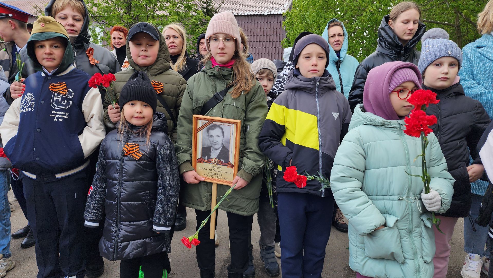 ЦВПВ, Домодедово, Подмосковье, георгиевская лента, Митинг, День Победы, 9 мая, Волонтеры Подмосковья,