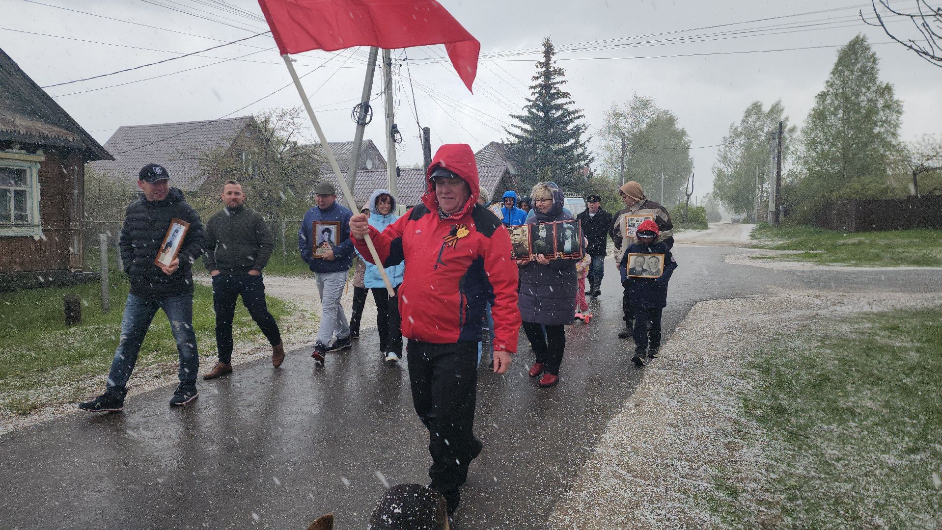 шатура, бессмертный полк, день победы, вов, шествие бессмертный полк, Дуреевская,