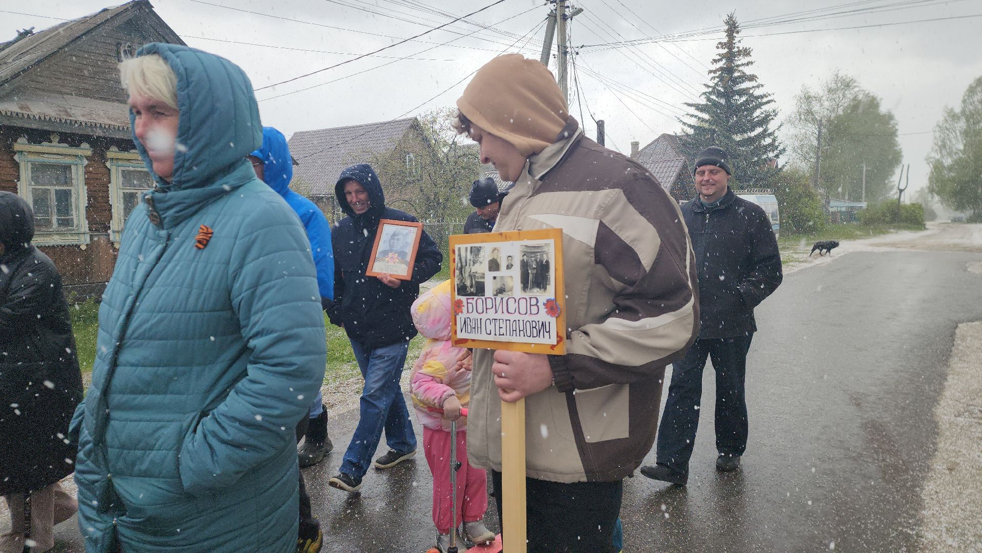 шатура, бессмертный полк, день победы, вов, шествие бессмертный полк, Дуреевская,
